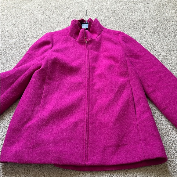 J. Crew wool blend full zip coat - Picture 4 of 12